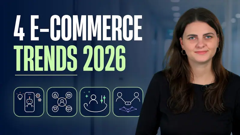 Vorschaubild: 4 E-Commerce Trends 2026 für B2B-Unternehmen | Hersteller & Großhandel